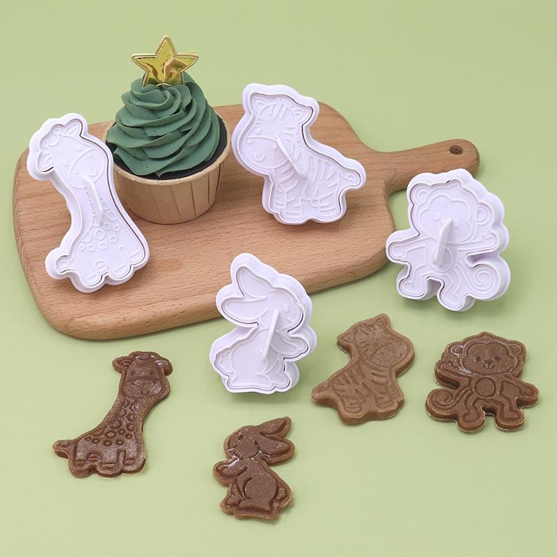 4Pcs Animal Cookie Cutter Set  - огляд і ціна Kitchen Kids Baking Set