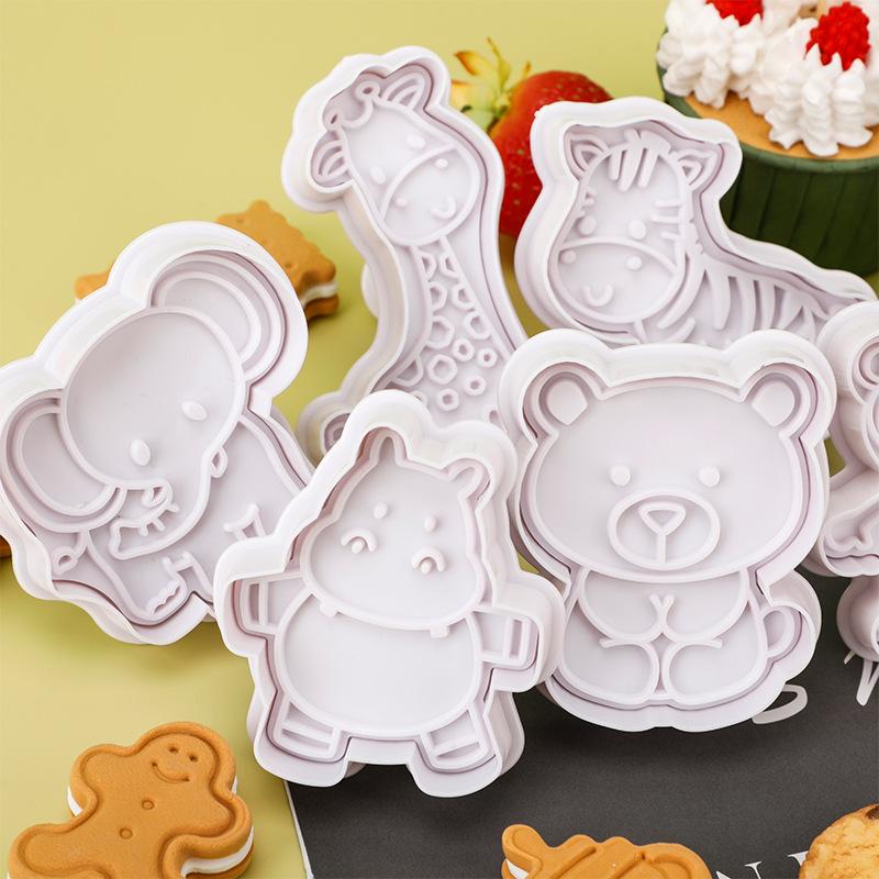 4Pcs Animal Cookie Cutter Set  - огляд і ціна Kitchen Kids Baking Set