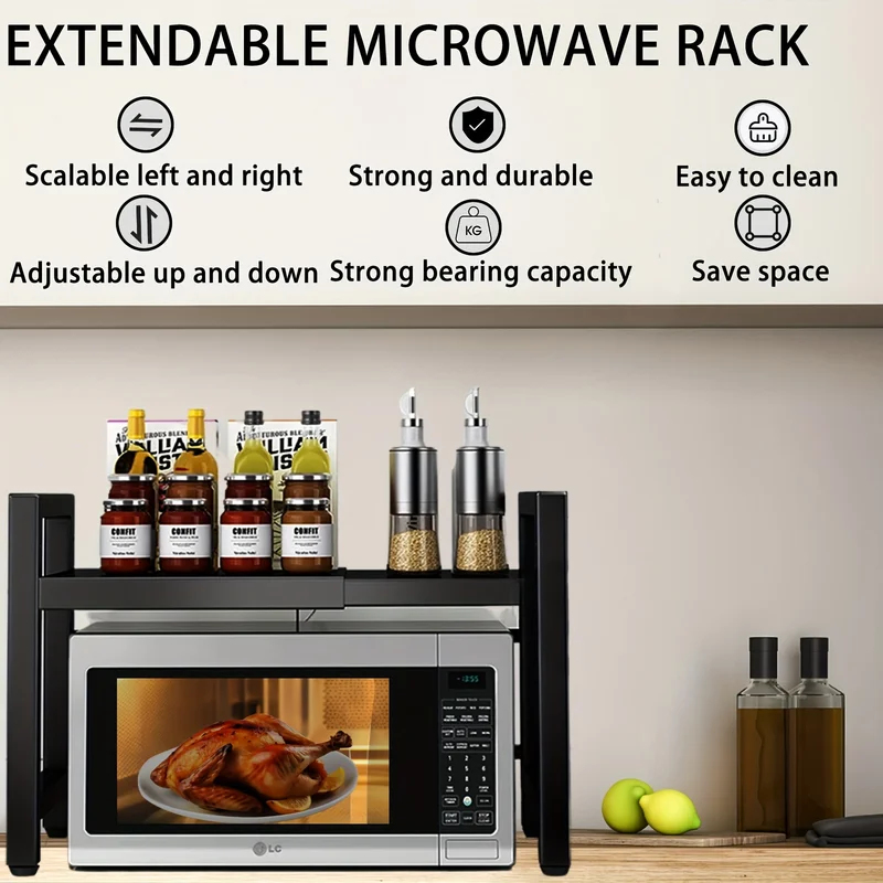 Expandable Microwave Shelf, Mi - огляд і ціна Kitchen Baking Rack