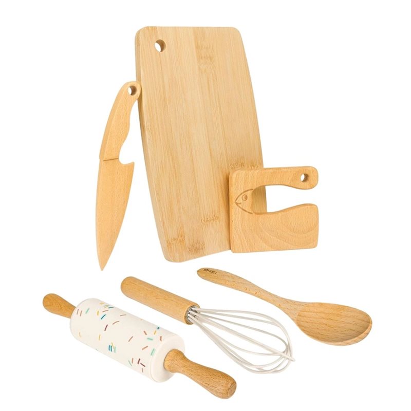 ABUG-Wooden Kids Knife And Tod - огляд і ціна Kitchen Kids Baking Set