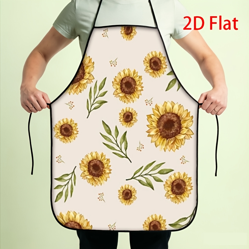 1pc 2D Printed Creative Apron  - огляд і ціна Kitchen Baking Background