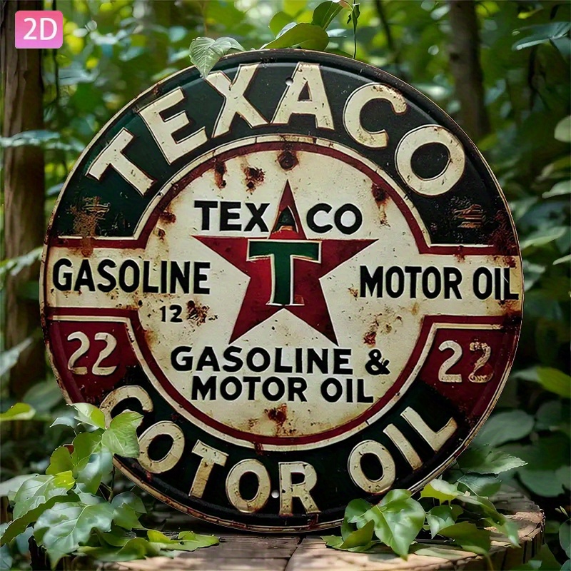 Vintage Texaco Oil Metal Sign— - огляд і ціна Kitchen Uncle