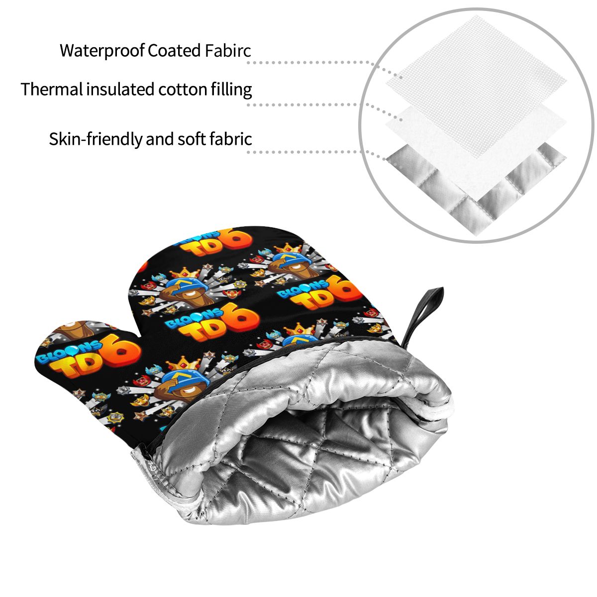 Bloons Td 6 For Kids Oven Mitt - огляд і ціна Kitchen Kids Baking Set